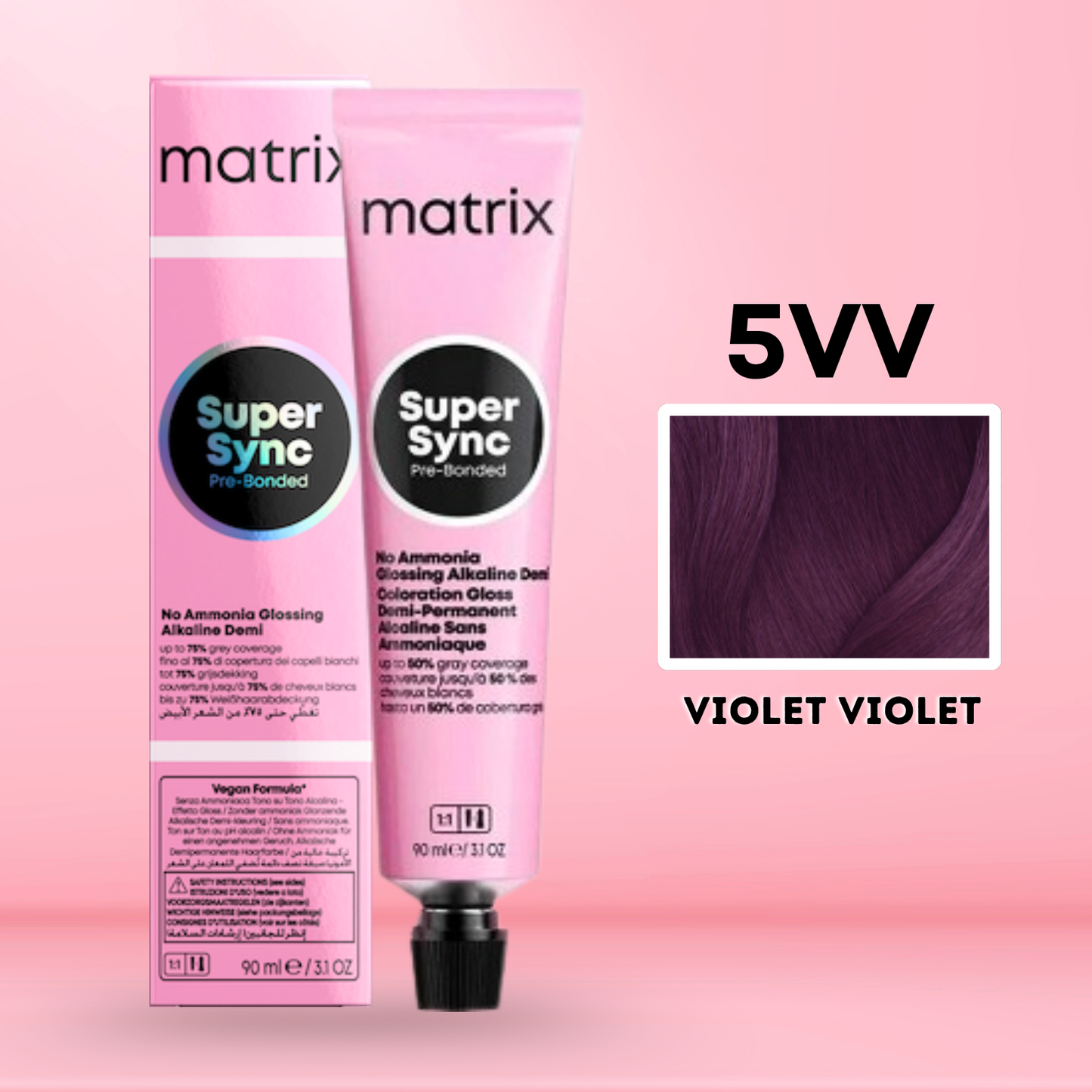 Matrix Super Sync Pre-Bonded Alkaline Demi-Permanent Hair Color