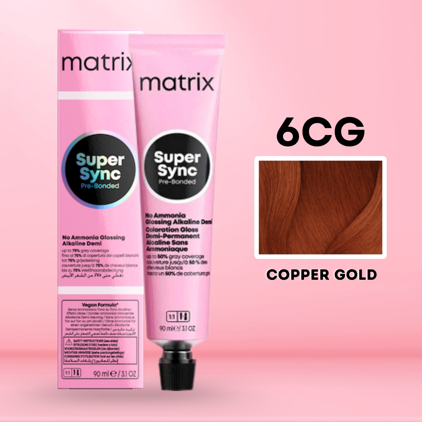 Matrix Super Sync Pre-Bonded Alkaline Demi-Permanent Hair Color