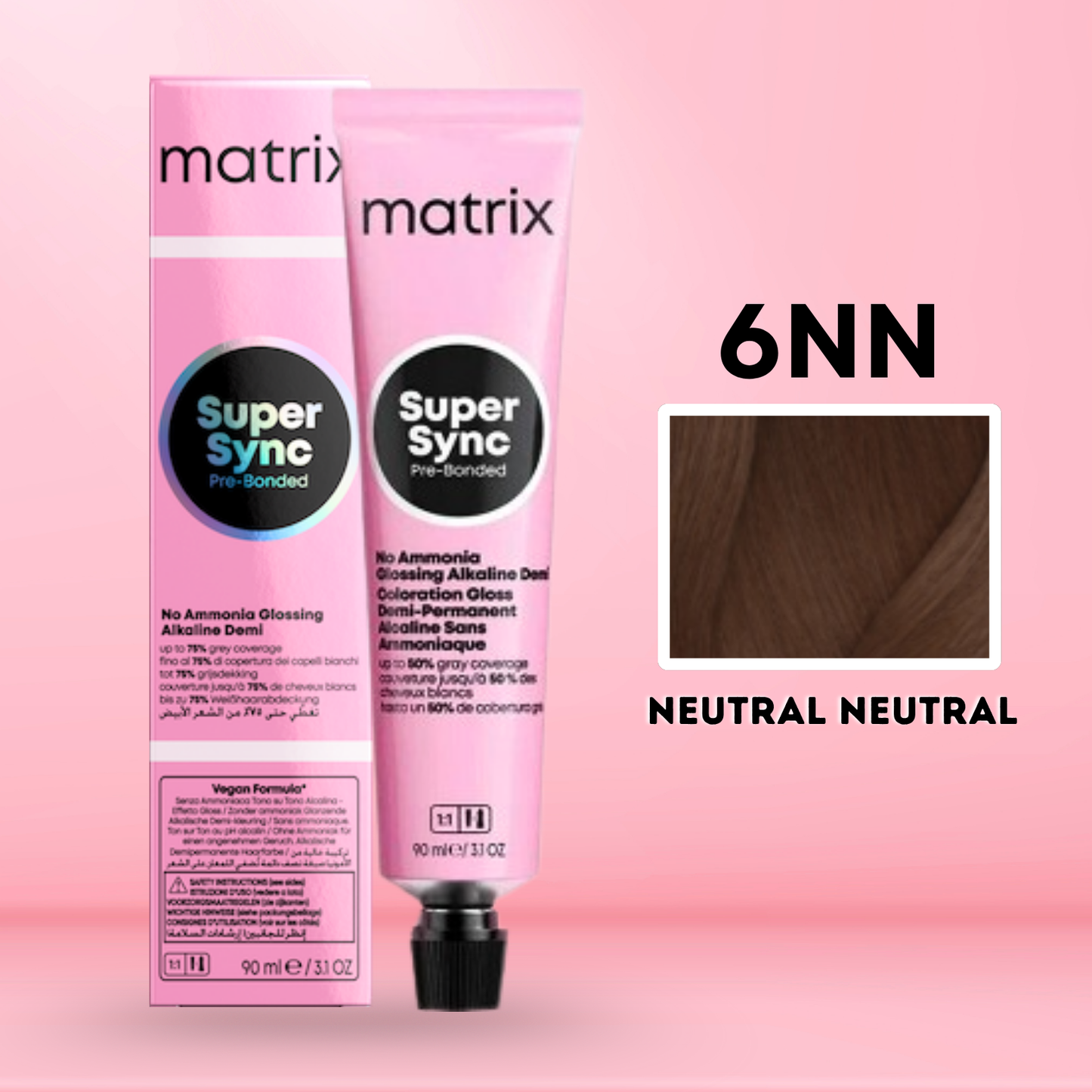 Matrix Super Sync Pre-Bonded Alkaline Demi-Permanent Hair Color