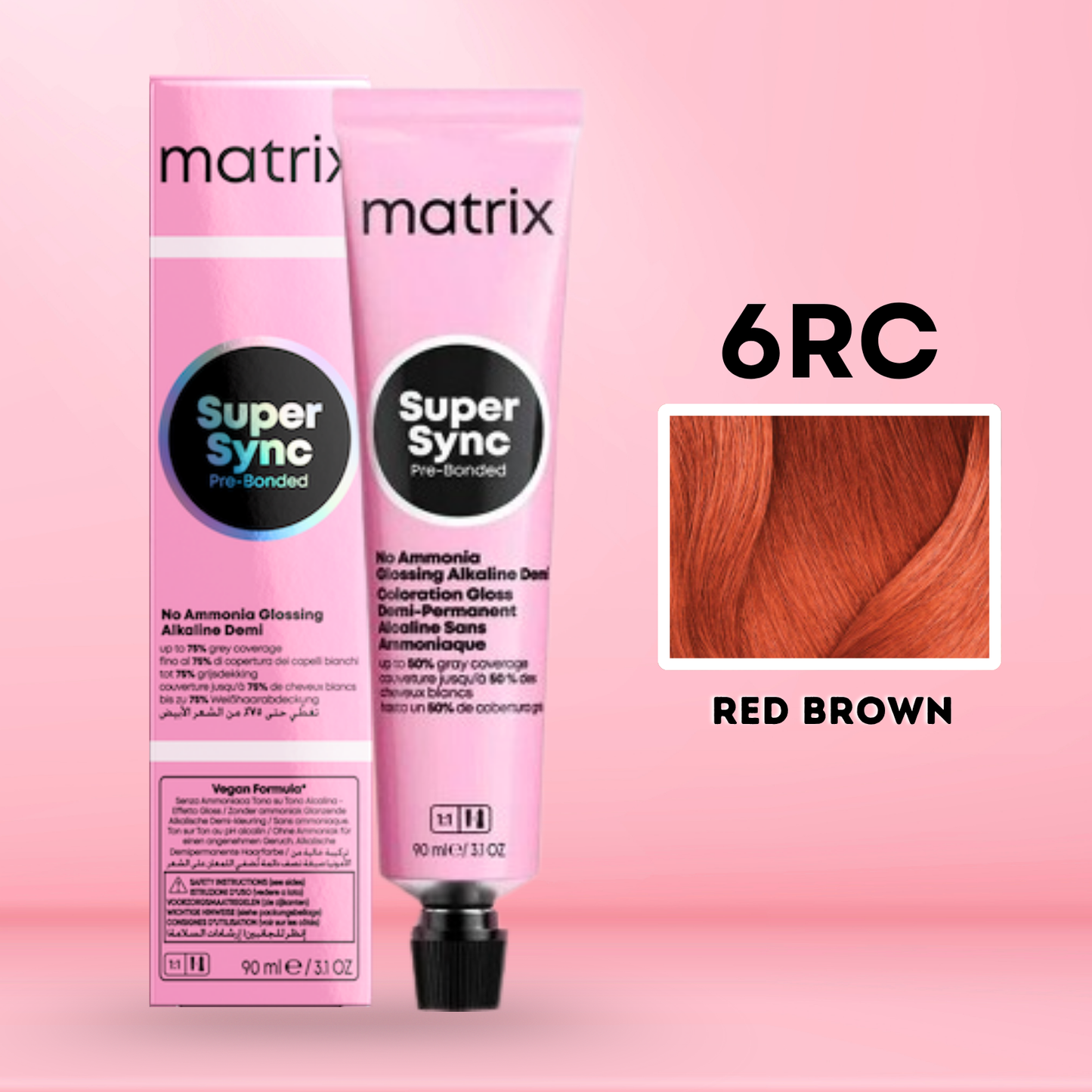 Matrix Super Sync Pre-Bonded Alkaline Demi-Permanent Hair Color
