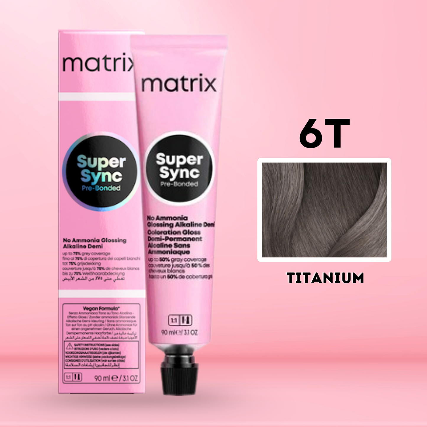 Matrix Super Sync Pre-Bonded Alkaline Demi-Permanent Hair Color