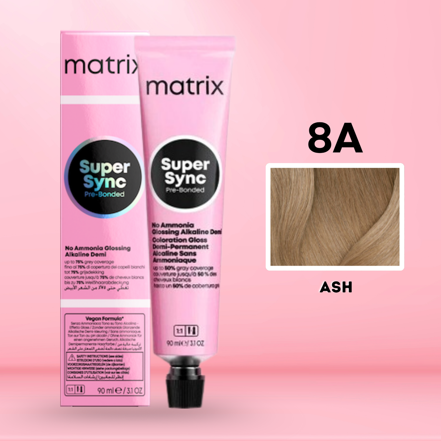 Matrix Super Sync Pre-Bonded Alkaline Demi-Permanent Hair Color