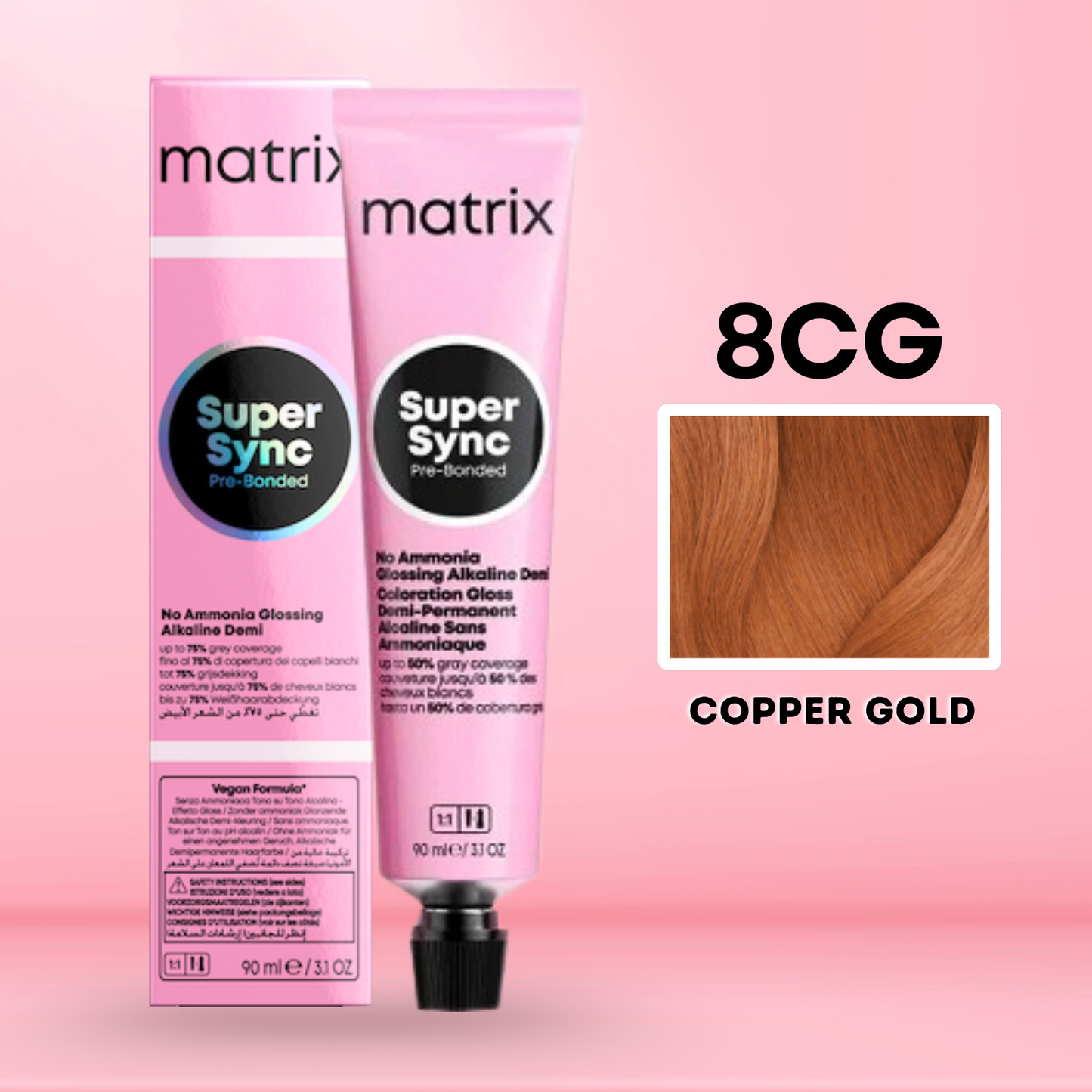 Matrix Super Sync Pre-Bonded Alkaline Demi-Permanent Hair Color