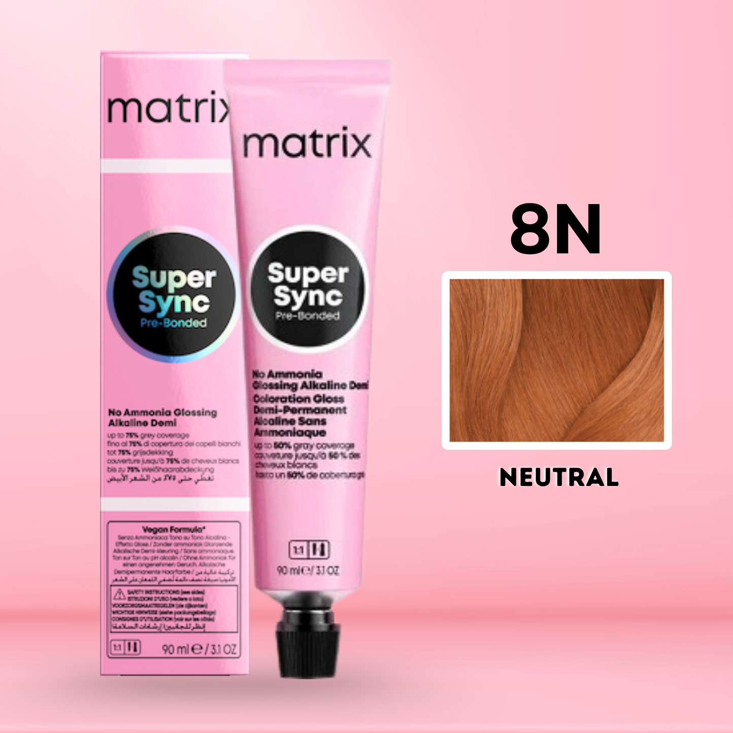Matrix Super Sync Pre-Bonded Alkaline Demi-Permanent Hair Color