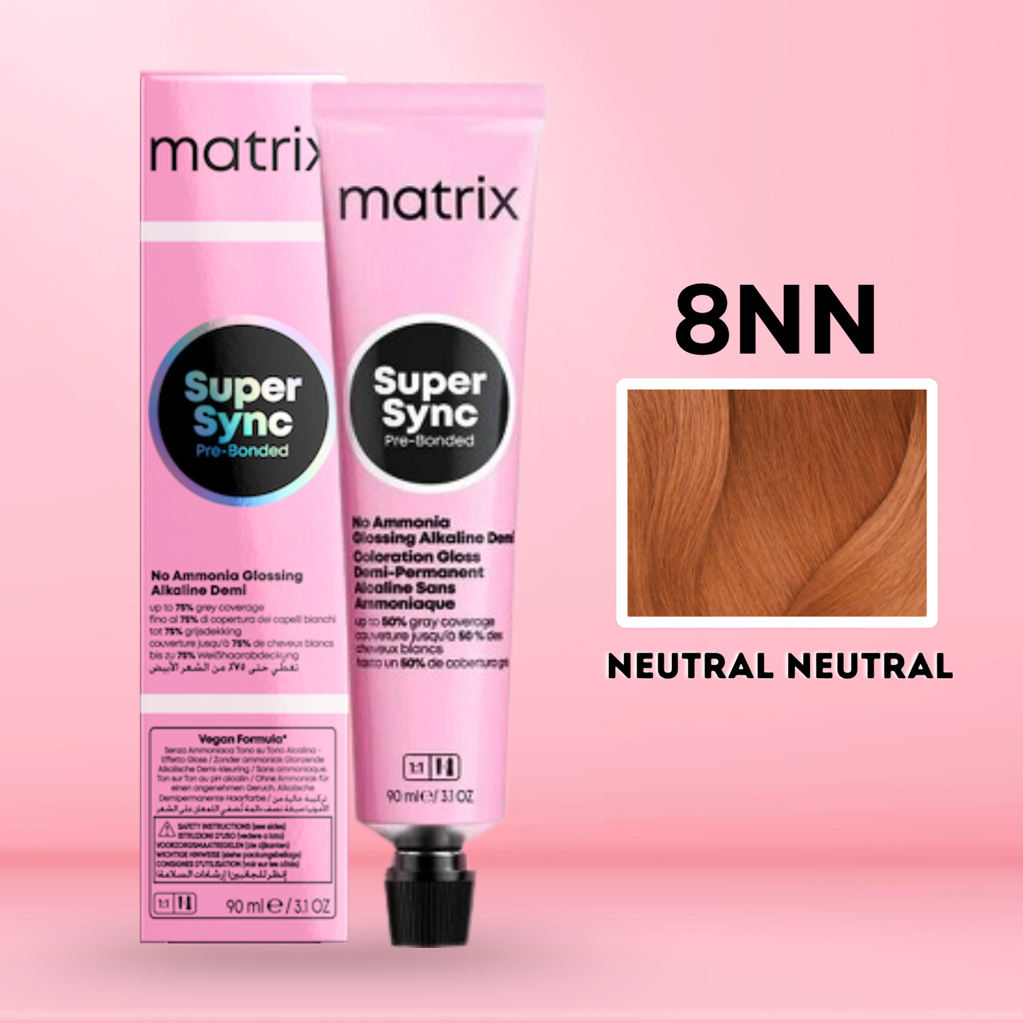Matrix Super Sync Pre-Bonded Alkaline Demi-Permanent Hair Color