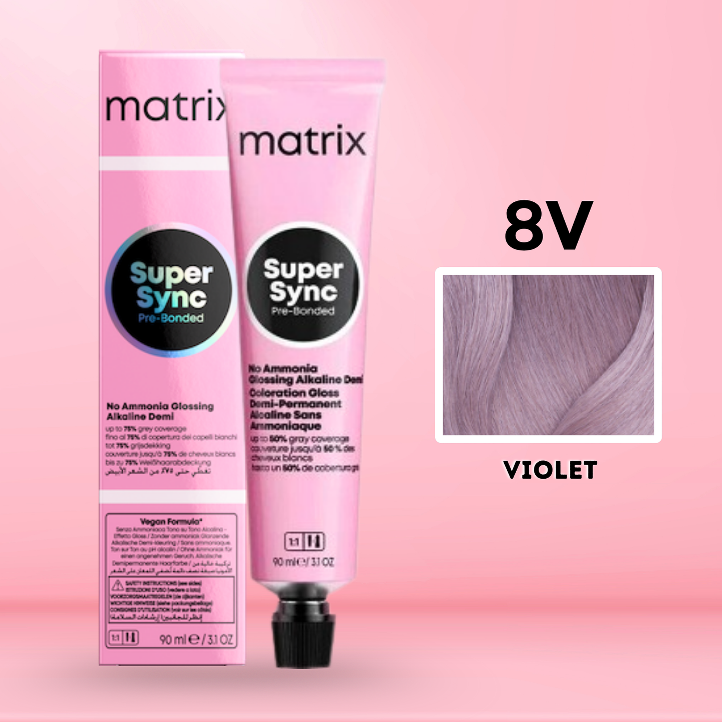 Matrix Super Sync Pre-Bonded Alkaline Demi-Permanent Hair Color