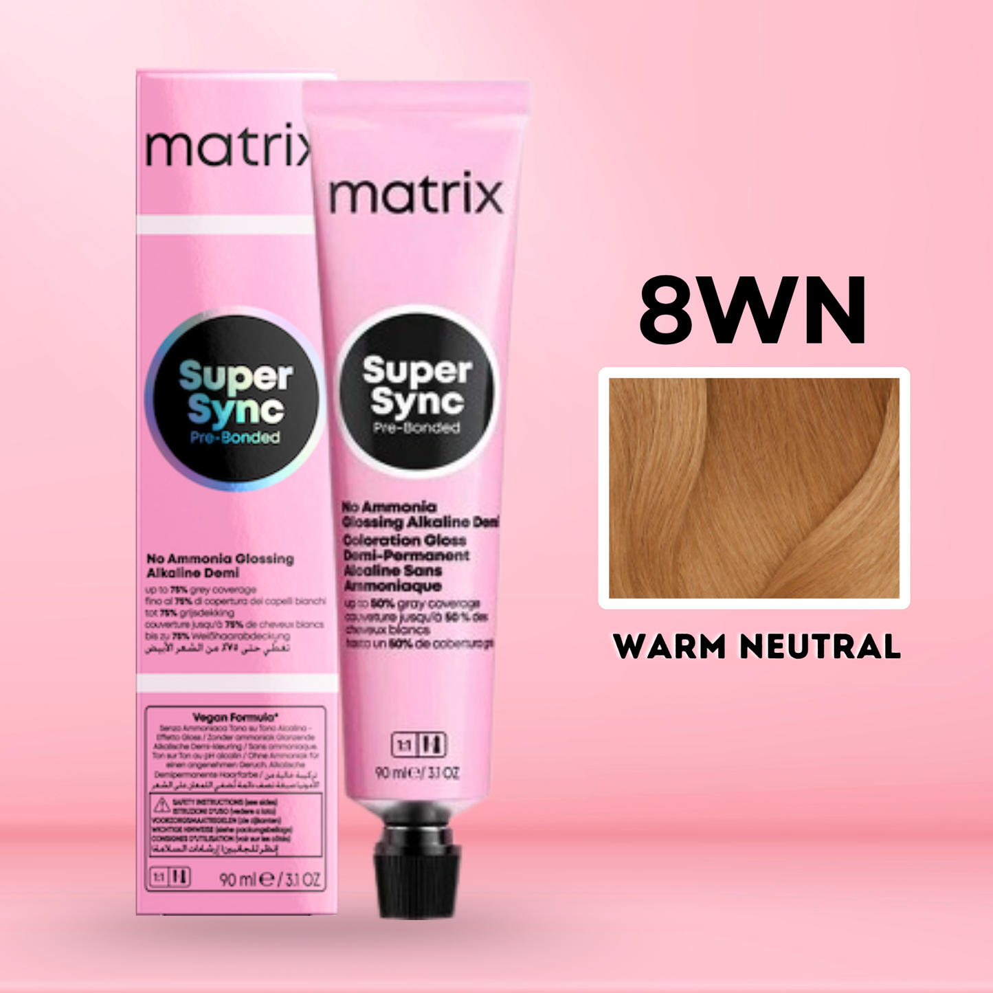Matrix Super Sync Pre-Bonded Alkaline Demi-Permanent Hair Color