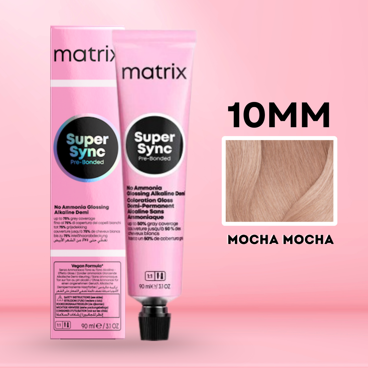Matrix Super Sync Pre-Bonded Alkaline Demi-Permanent Hair Color