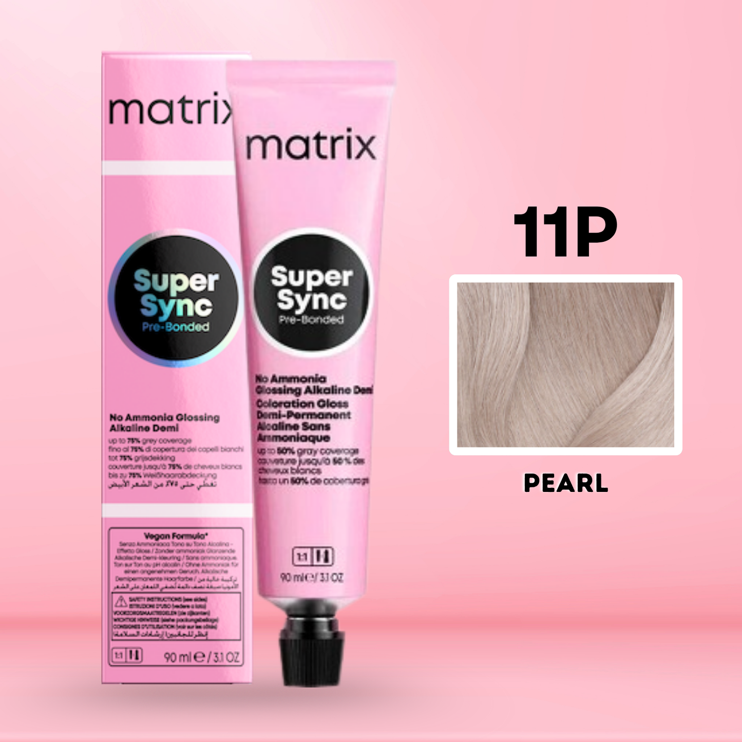 Matrix Super Sync Pre-Bonded Alkaline Demi-Permanent Hair Color