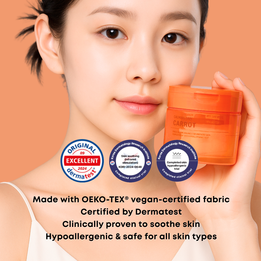 SOMISOME Carrot Calming Toner Pads 40 Pads