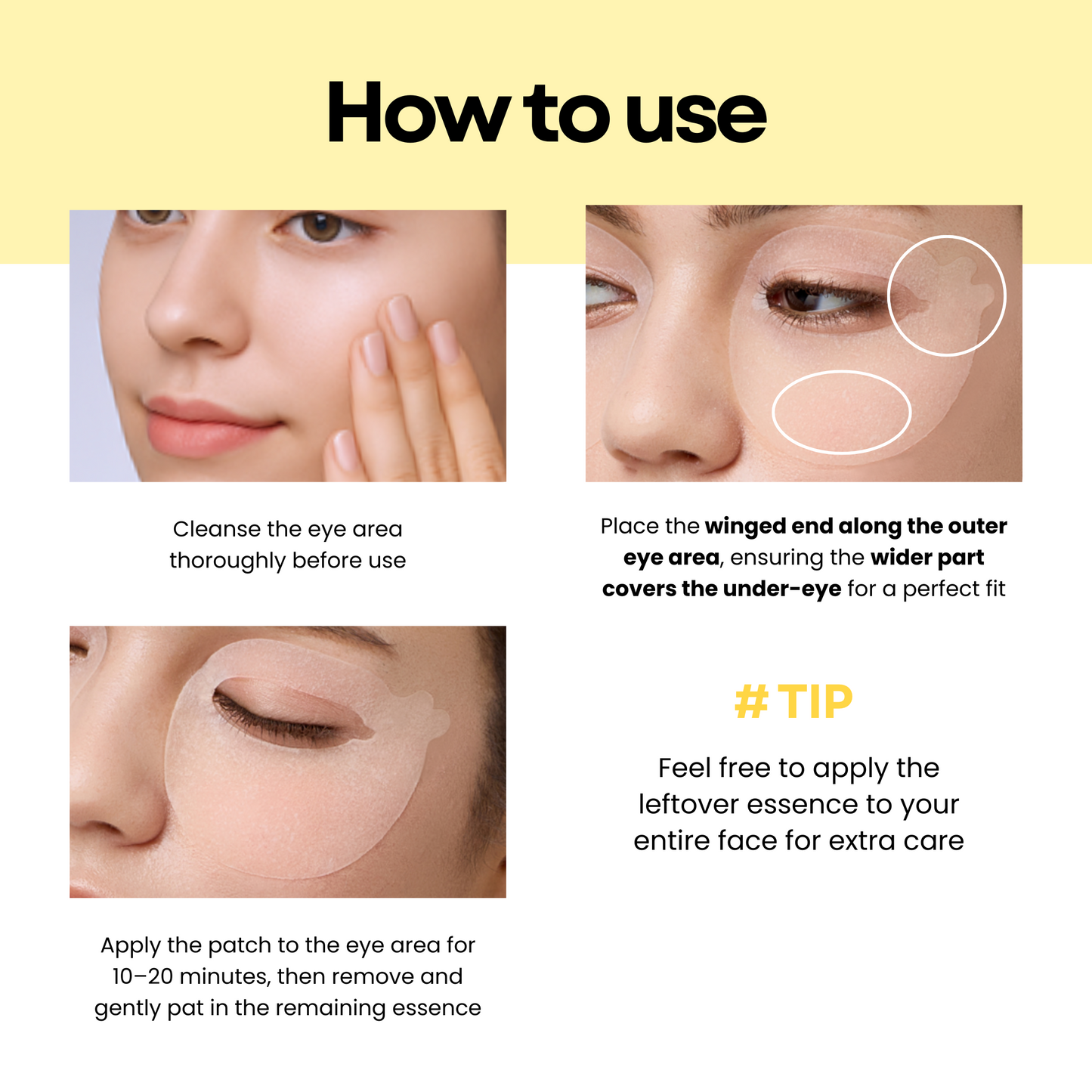 SOMISOME 360° Vitamin C Eye Masks 50 Masks