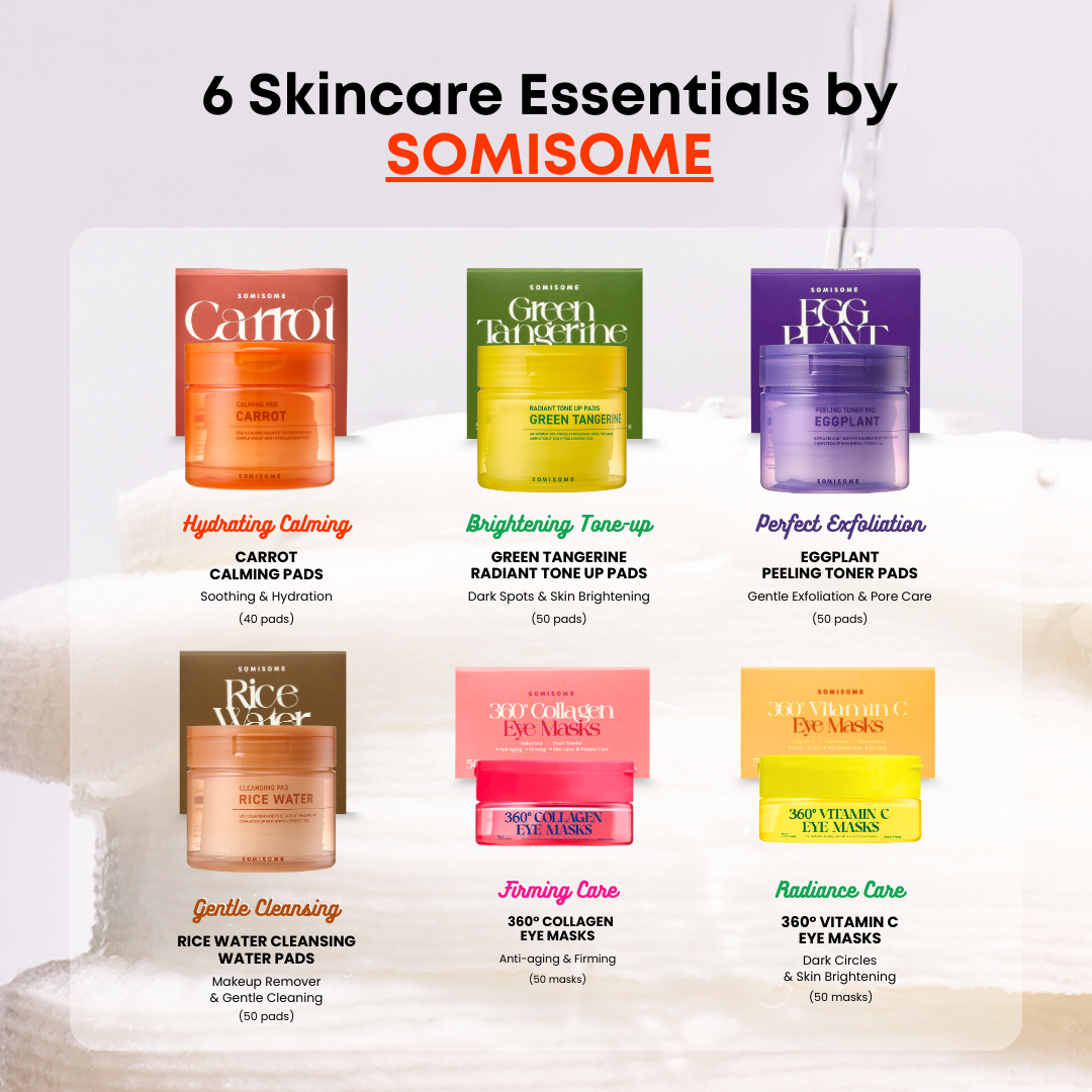 SOMISOME Carrot Calming Toner Pads 40 Pads