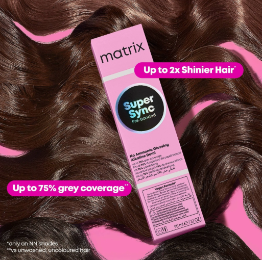 Matrix Super Sync Pre-Bonded Alkaline Demi-Permanent Hair Color