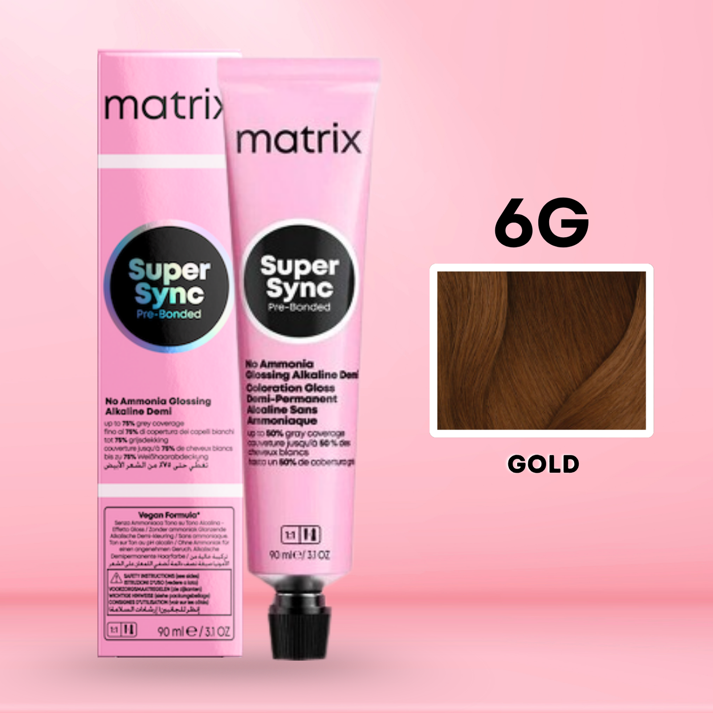 Matrix Super Sync Pre-Bonded Alkaline Demi-Permanent Hair Color