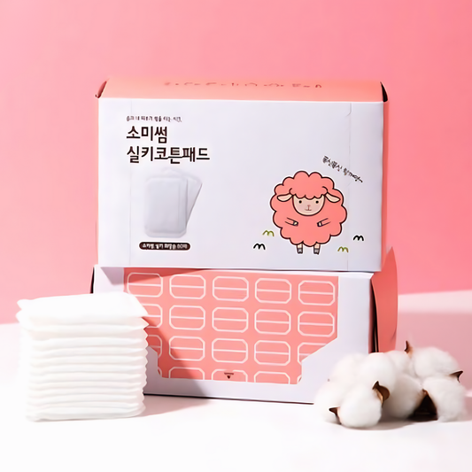 SOMISOME Silky 100% Pure Cotton Pads 80 Count