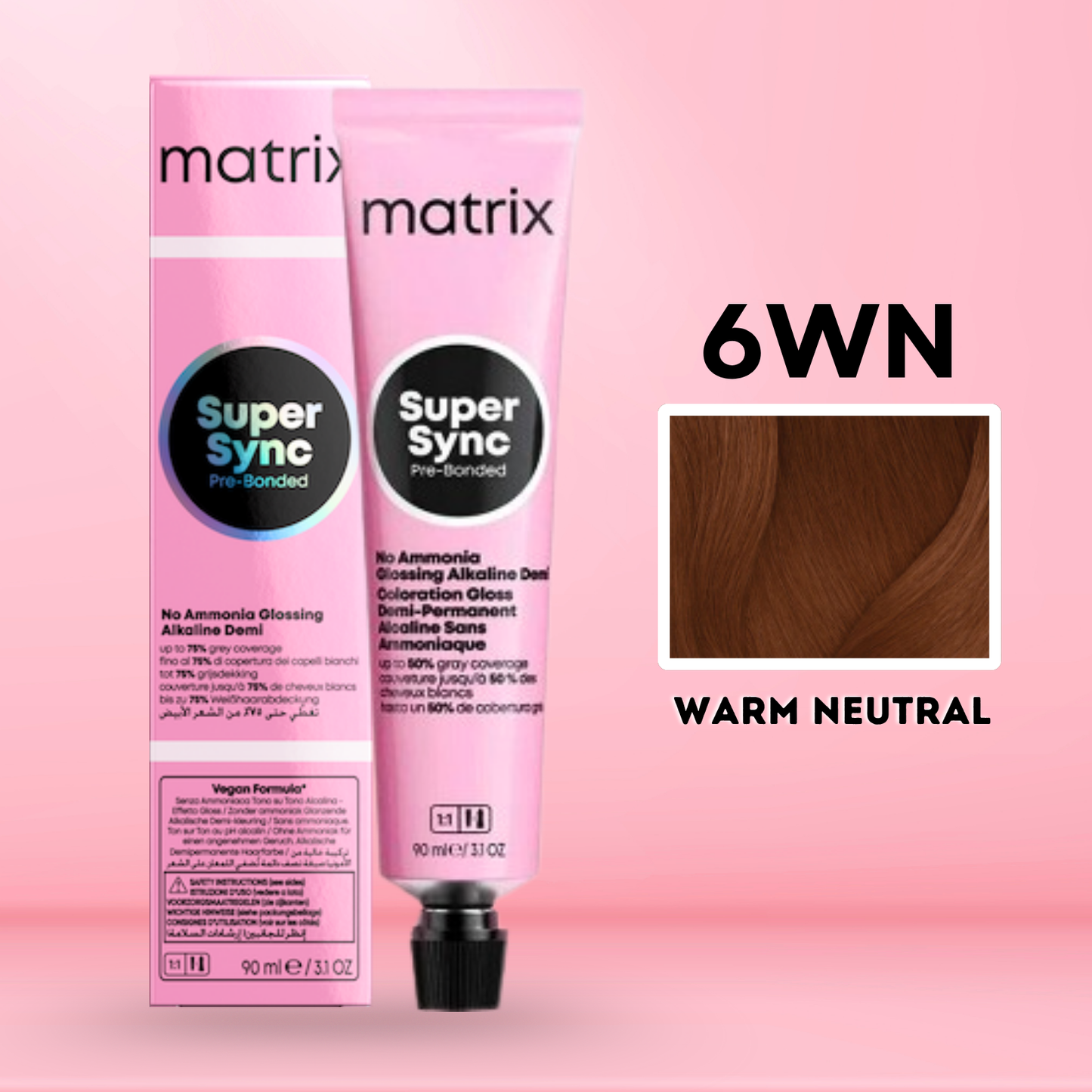 Matrix Super Sync Pre-Bonded Alkaline Demi-Permanent Hair Color