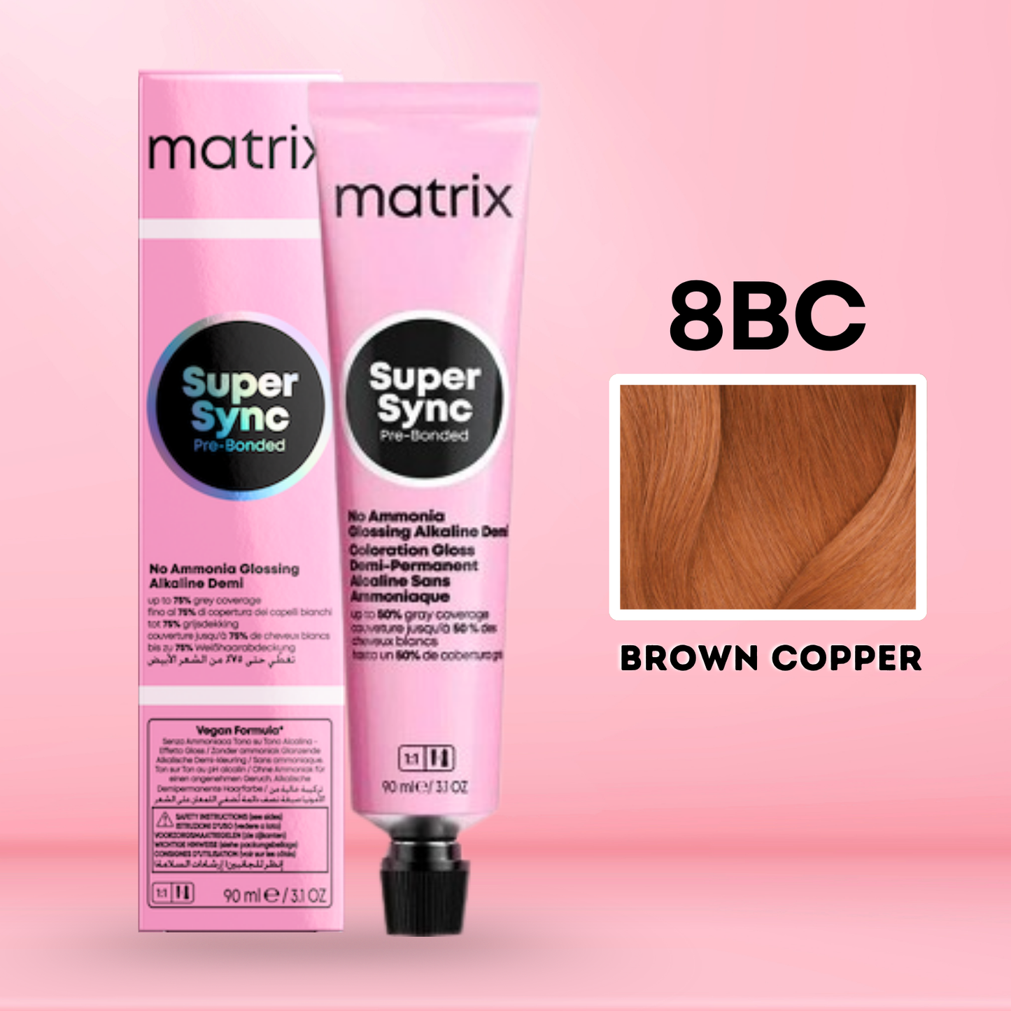 Matrix Super Sync Pre-Bonded Alkaline Demi-Permanent Hair Color