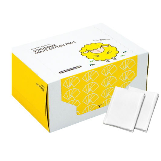 SOMISOME Multi 100% Pure Cotton Pads 80 Count