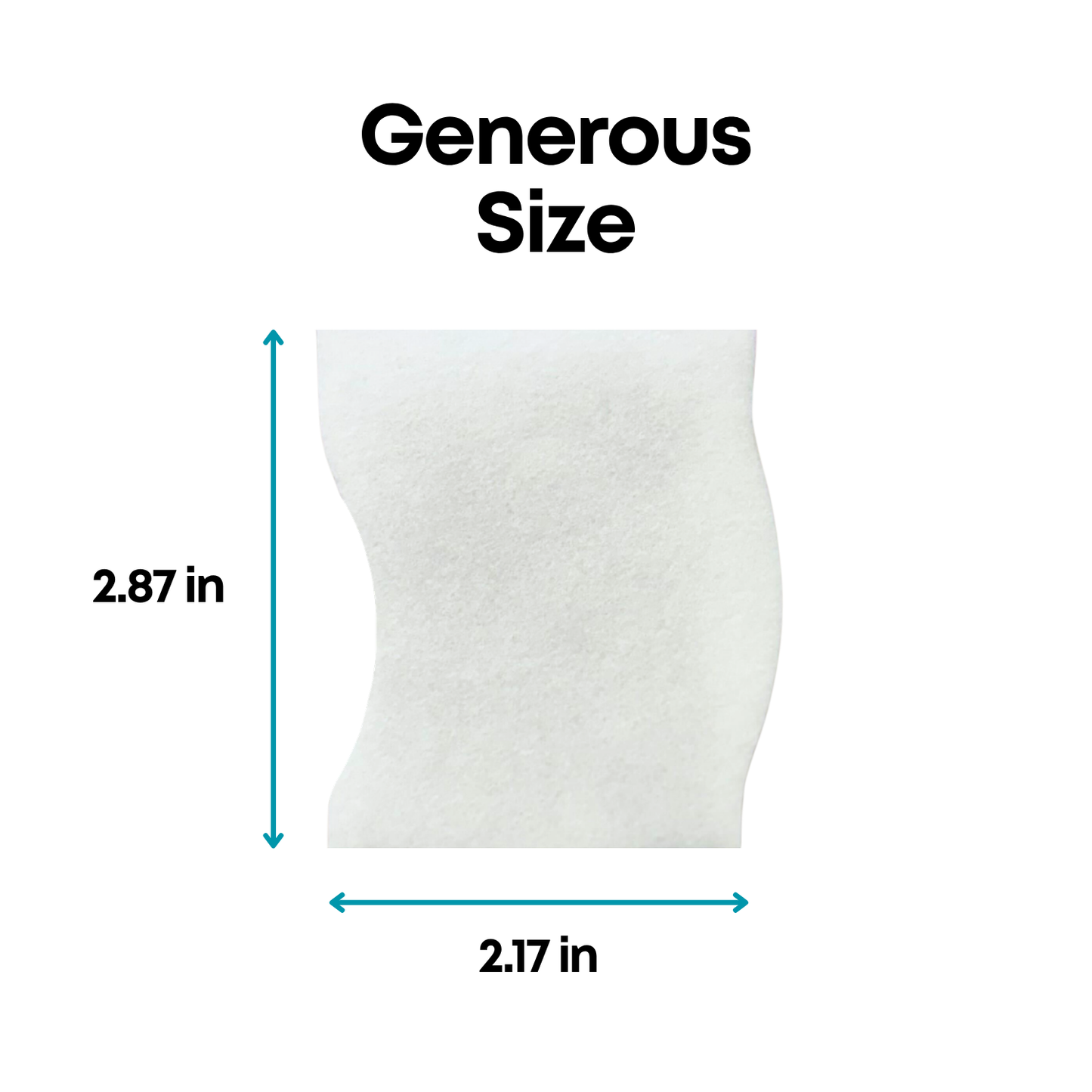 SOMISOME 1/2 Seeruse 100% Pure Cotton Pads 80/160 Count