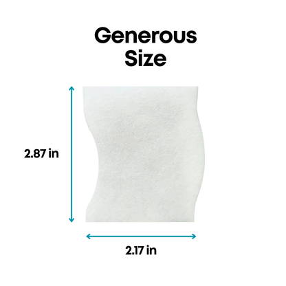 SOMISOME 1/2 Seeruse 100% Pure Cotton Pads 80/160 Count