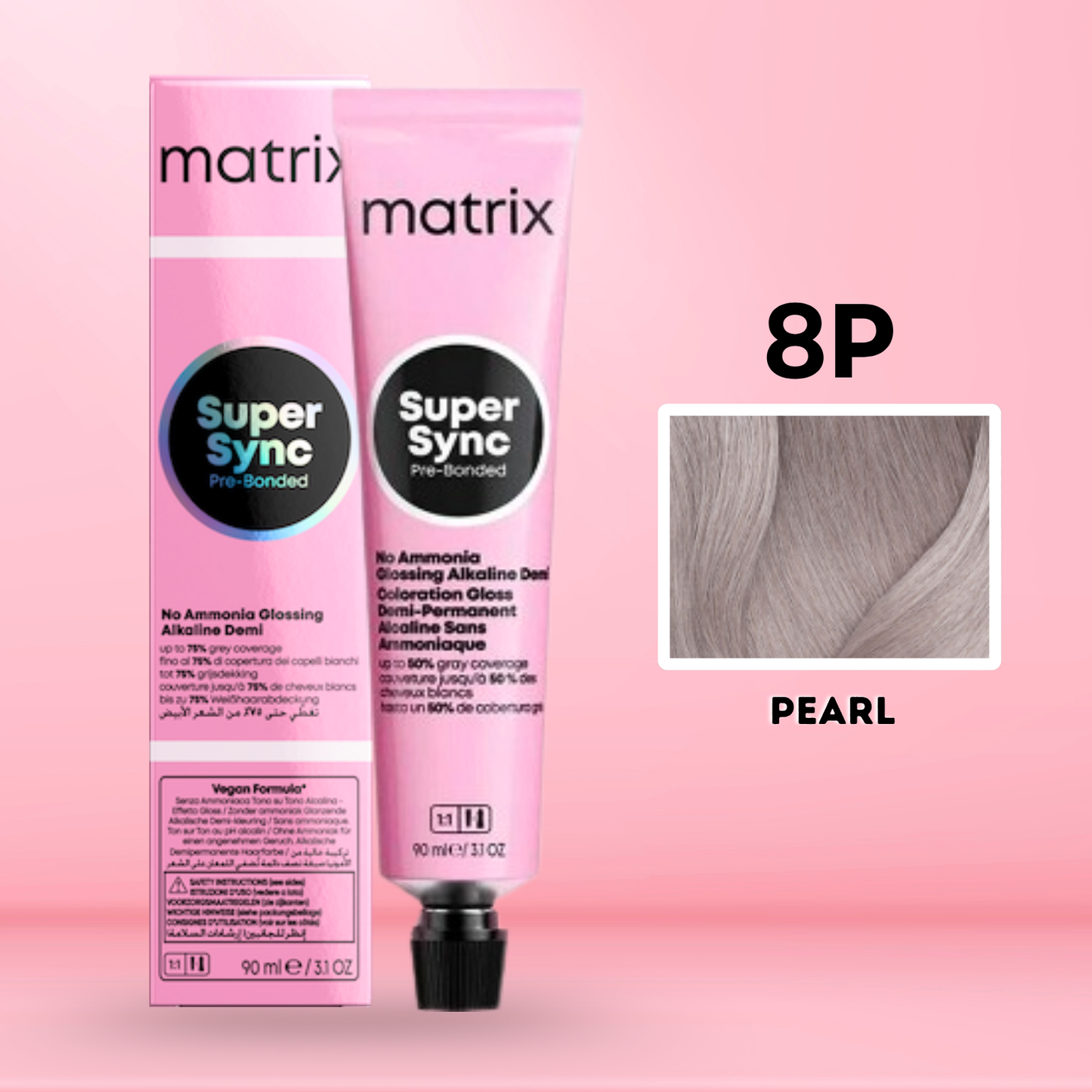 Matrix Super Sync Pre-Bonded Alkaline Demi-Permanent Hair Color