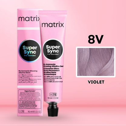 Matrix Super Sync Pre-Bonded Alkaline Demi-Permanent Hair Color