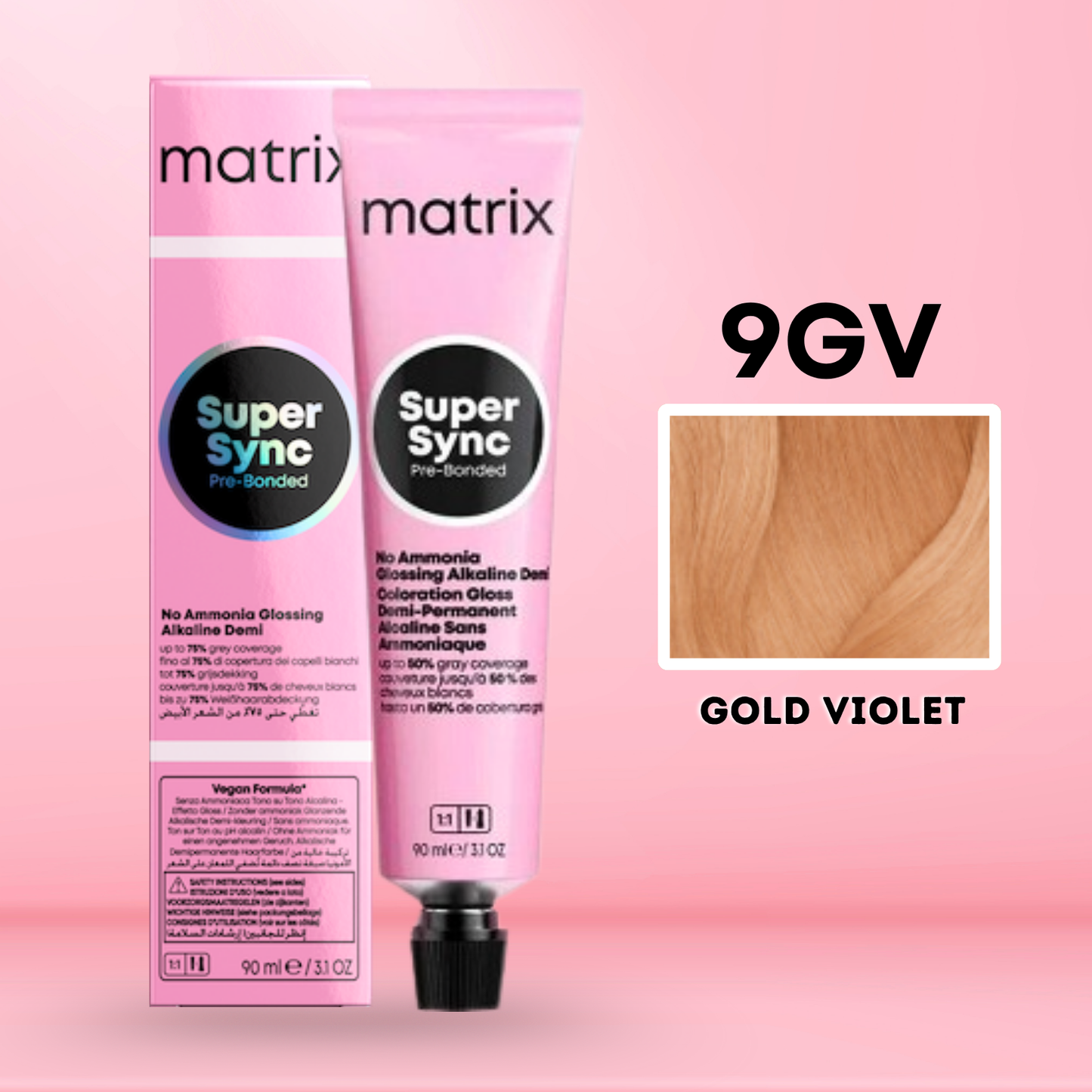 Matrix Super Sync Pre-Bonded Alkaline Demi-Permanent Hair Color