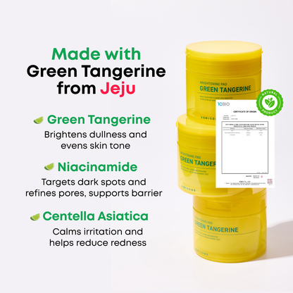 Green Tangerine Radiant Tone Up Pads 50 Pads