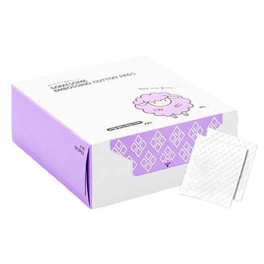 SOMISOME Embossing 100% Pure Cotton Pads 270 Count