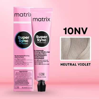 Matrix Super Sync Pre-Bonded Alkaline Demi-Permanent Hair Color