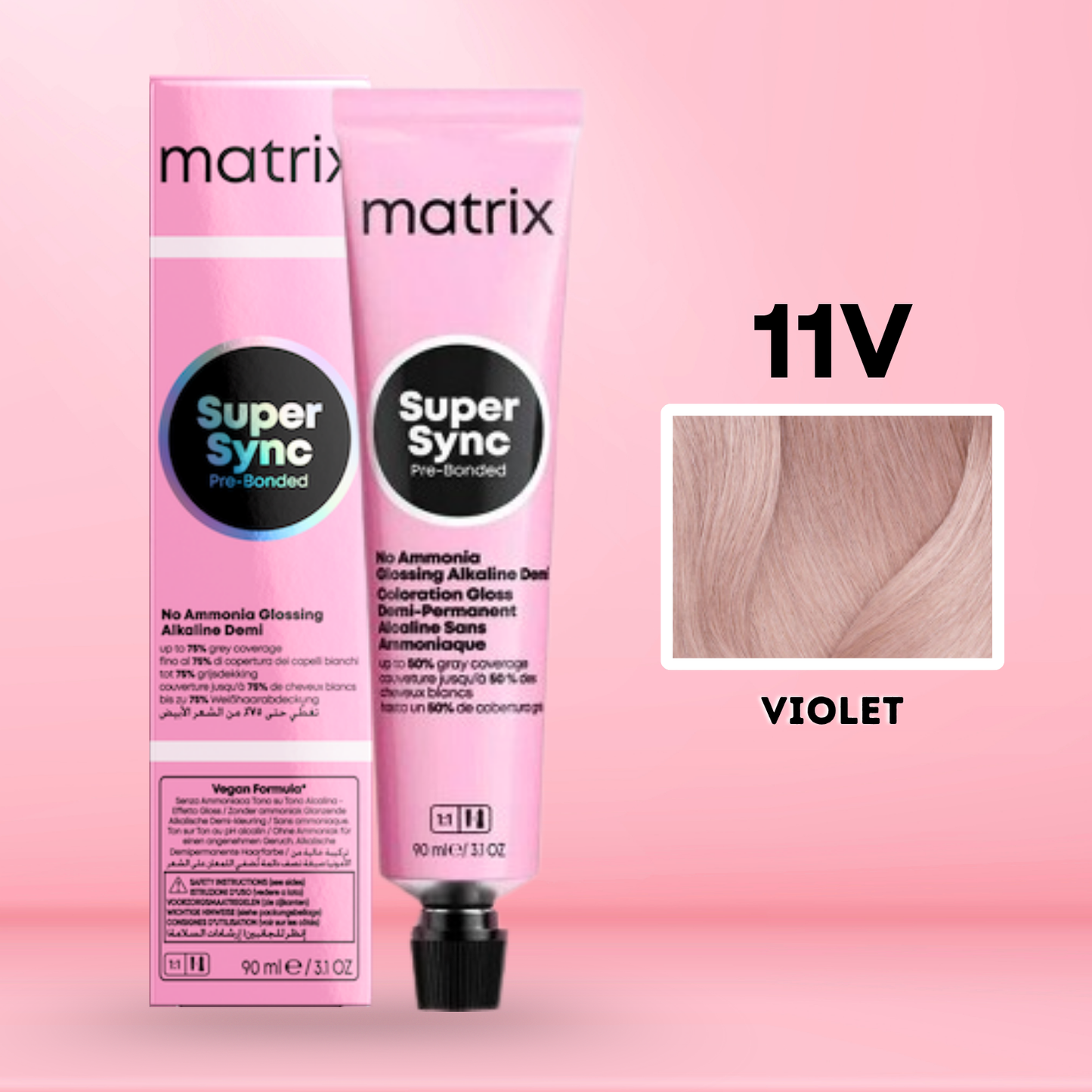 Matrix Super Sync Pre-Bonded Alkaline Demi-Permanent Hair Color