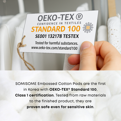 SOMISOME 1/2 Seeruse 100% Pure Cotton Pads 80/160 Count