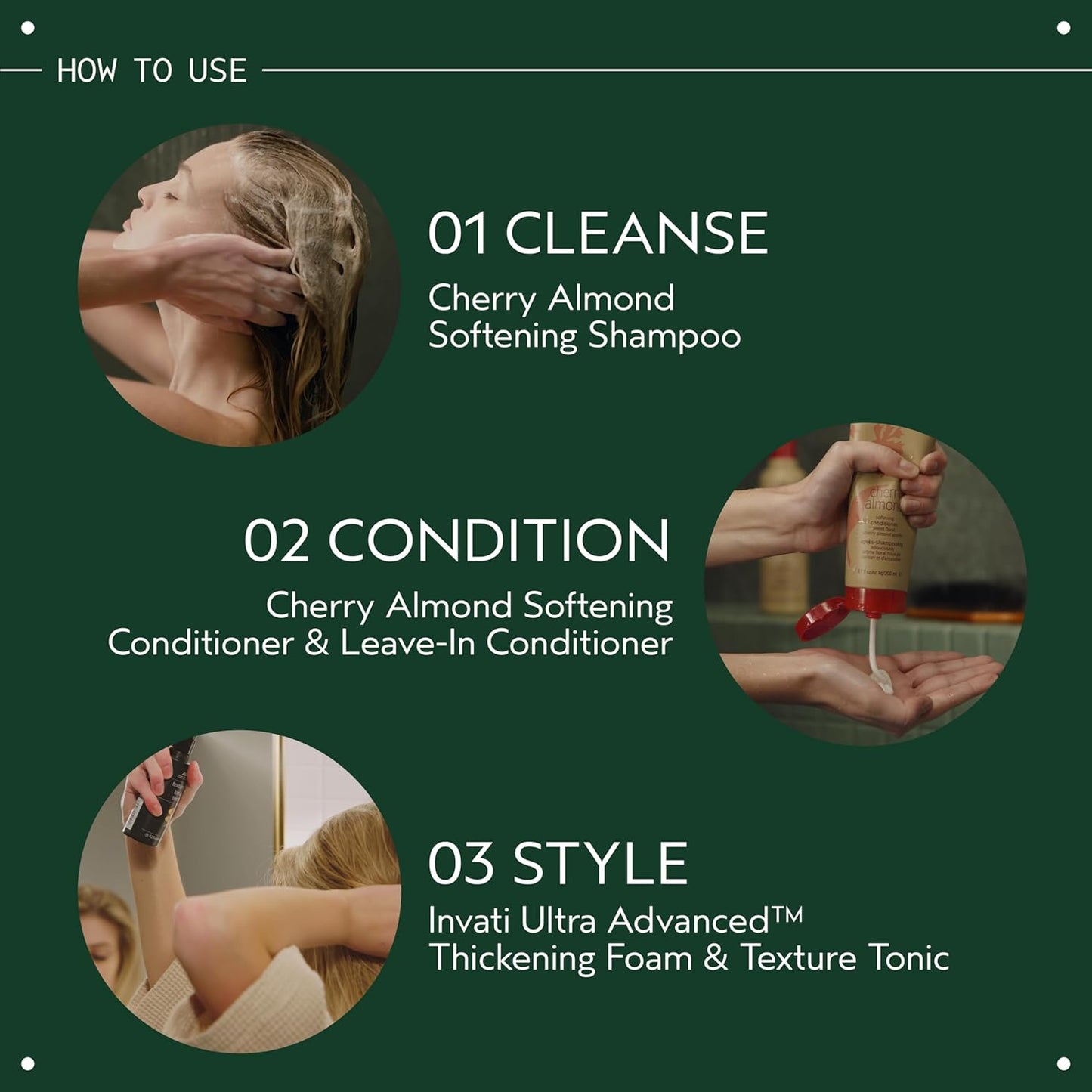 Aveda Cherry Almond Softening Shampoo & Conditioner Duo