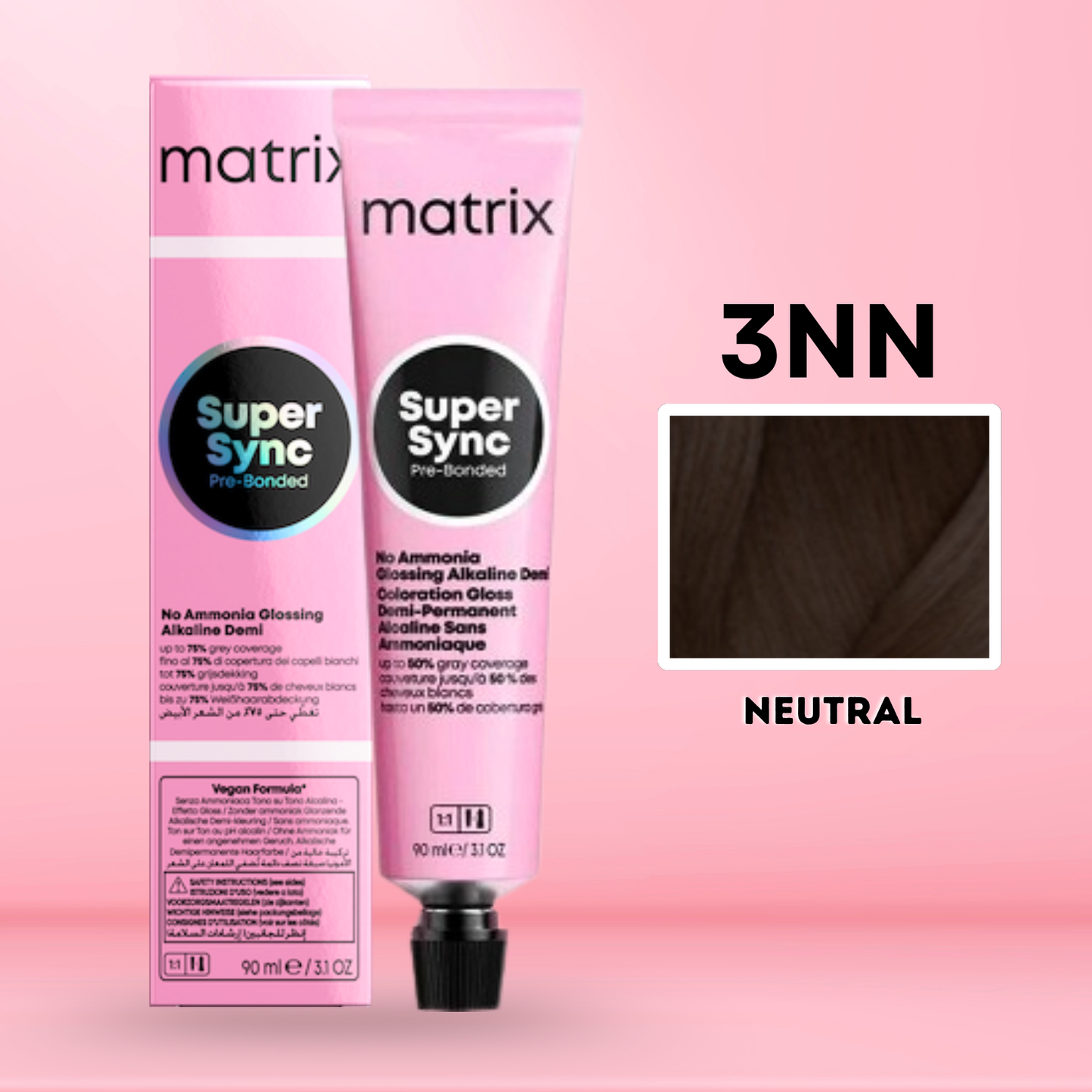 Matrix Super Sync Pre-Bonded Alkaline Demi-Permanent Hair Color