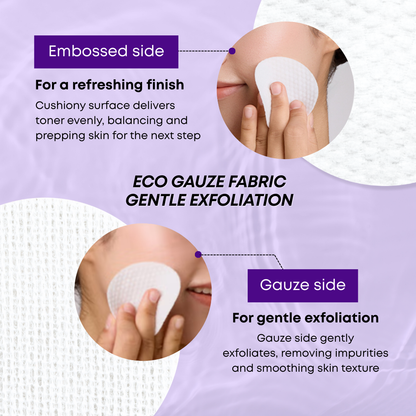 Eggplant Peeling Toner Pads 50 Pads