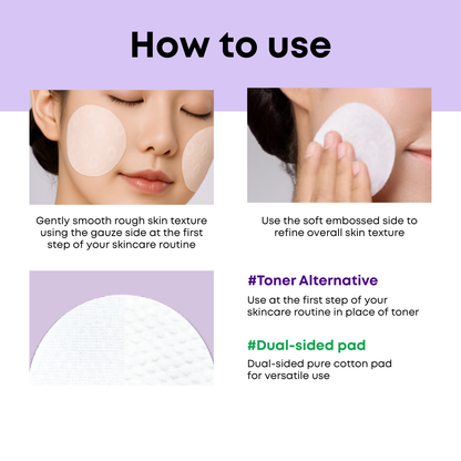 Eggplant Peeling Toner Pads 50 Pads