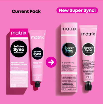 Matrix Super Sync Pre-Bonded Alkaline Demi-Permanent Hair Color