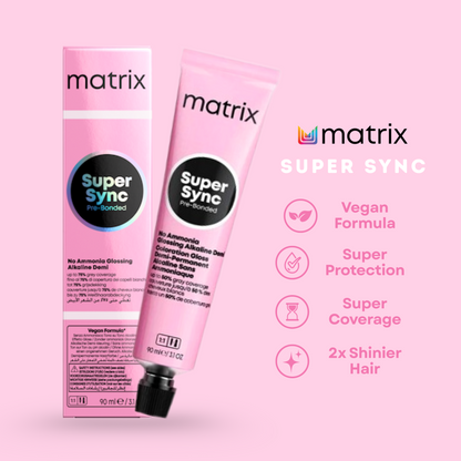 Matrix Super Sync Pre-Bonded Alkaline Demi-Permanent Hair Color